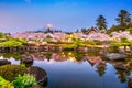 Fujinomiya, Shizuoka, Japan with Mt. Fuji