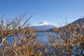 Fujisan at Lake Motosu Royalty Free Stock Photo