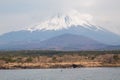 Fujisan and Lake Shoji Royalty Free Stock Photo