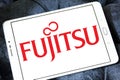 Fujitsu logo Royalty Free Stock Photo