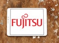 Fujitsu logo Royalty Free Stock Photo