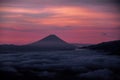 FUJI TAKABOCCHI SUNRISE Royalty Free Stock Photo