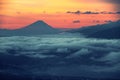 FUJI TAKABOCCHI SUNRISE Royalty Free Stock Photo