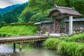 Ichijodani Asakura Family Historic Ruins in Fukui City, Fukui Prefecture, Japan. This area was Royalty Free Stock Photo