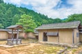 Ichijodani Asakura Family Historic Ruins in Fukui City, Fukui Prefecture, Japan. This area was Royalty Free Stock Photo