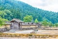 Ichijodani Asakura Family Historic Ruins in Fukui City, Fukui Prefecture, Japan. This area was Royalty Free Stock Photo