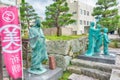 Statue of Oichi 1547-1583 at Shibata Shrine in Fukui City, Fukui Prefecture, Japan. She was a female