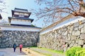 Fukuoka Castle Ruins at Maizuru Park During Spring