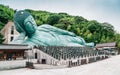 Bronze buddha statue at Nanzo-in Temple in Fukuoka, Japan