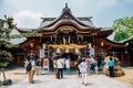 Kushida-jinja Japanese shrine in Fukuoka, Japan Royalty Free Stock Photo