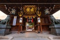 Kushida shrine in Hakata ward, founded in 757, the shrine dedicated to Amaterasu the goddess of the