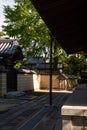 Fukuoka, Kyushu, Japan. Traditional Japanese architecture in the Hakata old town.