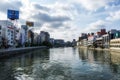 Fukuoka naka river reflections