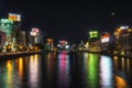 Fukuoka naka river night view