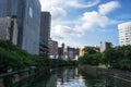 Fukuoka naka river reflections