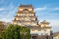 Facade view of Fukuyama Castle Tenshu in japan