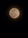 Ful red moon in september Royalty Free Stock Photo