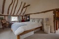 Timber framed cottage bedroom