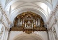 Fulda, Germany, 17/05/2020: The famous organ in the Cathedral in Fulda. Fulda Cathedral is the former abbey church of Fulda Abbey