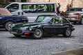 FULDA, GERMANY - MAI 2013: Jaguar E-Type coupe retro car on Mai Royalty Free Stock Photo