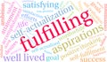 Fulfilling Word Cloud