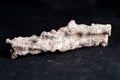 fulgurite, lightning stone Royalty Free Stock Photo