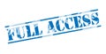 Full access blue stamp