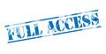 Full access blue stamp