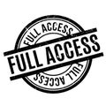 Full Access rubber stamp