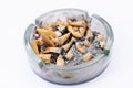 Full ashtray Royalty Free Stock Photo