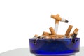 Full Ashtray Royalty Free Stock Photo