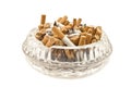 Full ashtray Royalty Free Stock Photo