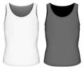 Full back singlet vector illustration