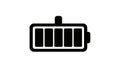 Full battery charge level indicator icon Royalty Free Stock Photo