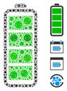 Full Battery Collage of CoronaVirus Elements