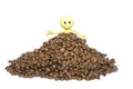 Full of Beans - Happy smiley coffee bean man