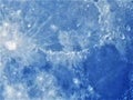 Full Blue Moon Surface in colir Royalty Free Stock Photo