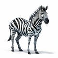 Zebra In The Last Unicorn: Full Body On White