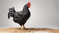 chicken standing on sand Royalty Free Stock Photo