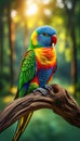 Rainbow parakeet