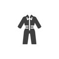 A full body protective suit vector icon Royalty Free Stock Photo
