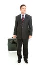 Full Body View of Business Traveler Royalty Free Stock Photo