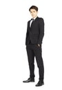 young handsome business man isolated Royalty Free Stock Photo