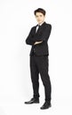 young handsome business man isolated Royalty Free Stock Photo