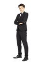 Young handsome business man isolated Royalty Free Stock Photo