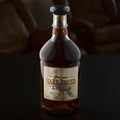 A full bottle of barrel proof bourbon whiskey