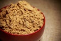 Full Bowl of brown sugar Royalty Free Stock Photo