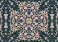 Full color Background fractal and kaleidoscope. Geometric