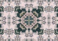 Full color Background fractal and kaleidoscope. Geometric