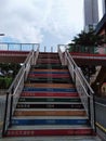full color domination elegant Olympic stair in hongkong Causeway bay